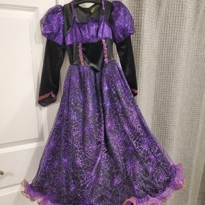 Girls Purple Witch Costume